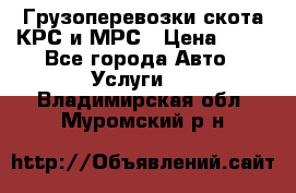 Грузоперевозки скота КРС и МРС › Цена ­ 45 - Все города Авто » Услуги   . Владимирская обл.,Муромский р-н